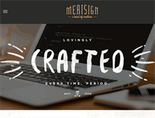 Tablet Screenshot of merisign.com